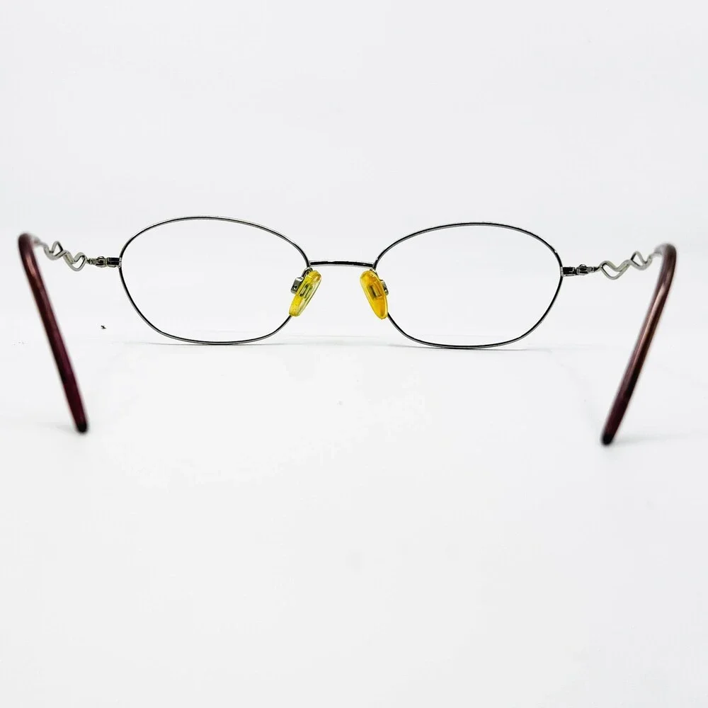 Charmant Eyeglass Frames Womens Purple Wavy Temple AR18415 51-18-135